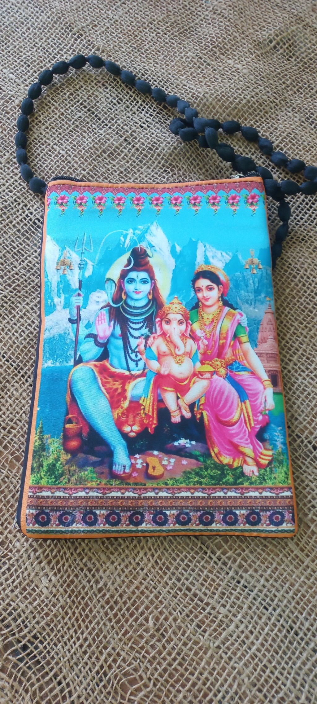 Bolsinha Indiana | Deuses | Shiva e família 