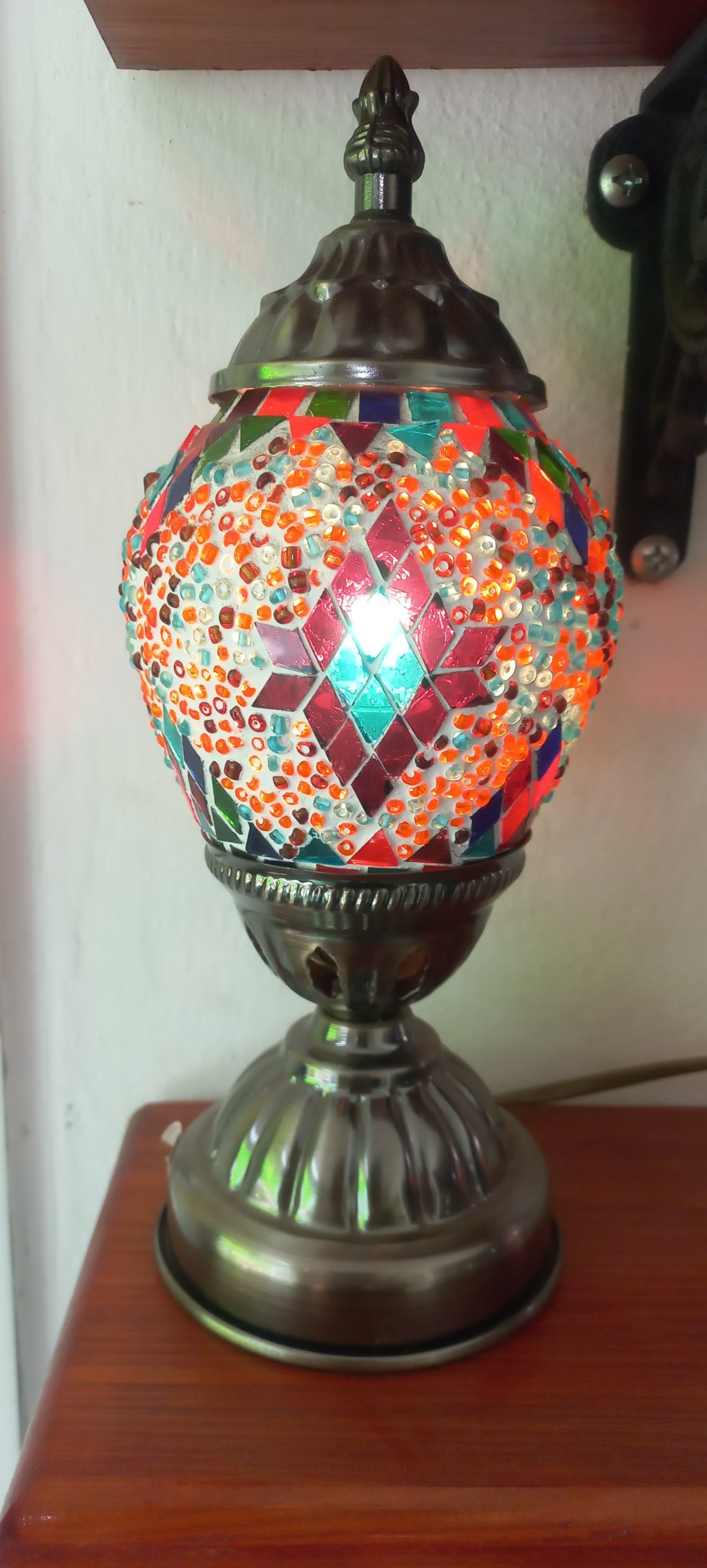 Luminária Indiana com Pedrinhas