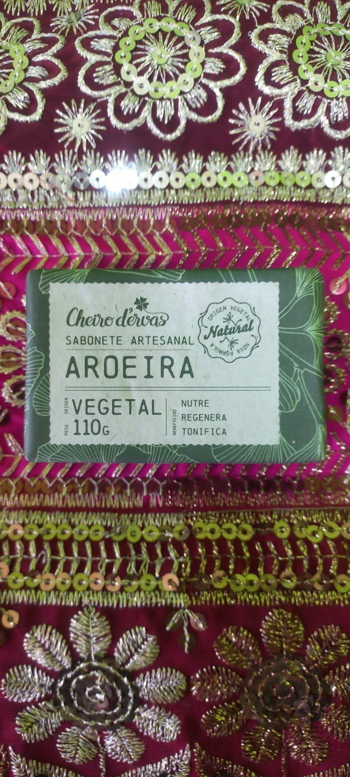 Sabonete Artesanal | Cheiro D'Ervas | Aroeira 110g