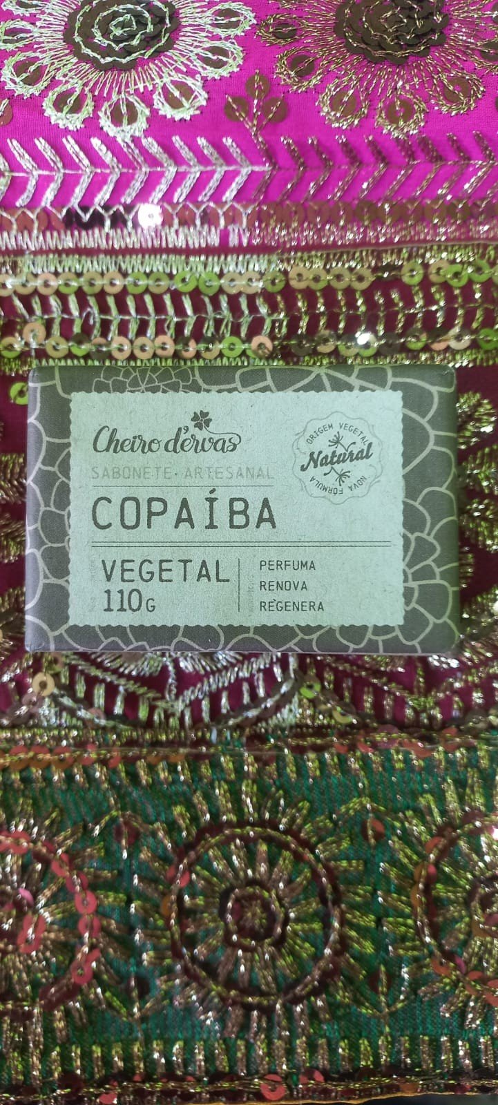 Sabonete Artesanal | Copaíba | Cheiro D'ervas 110g