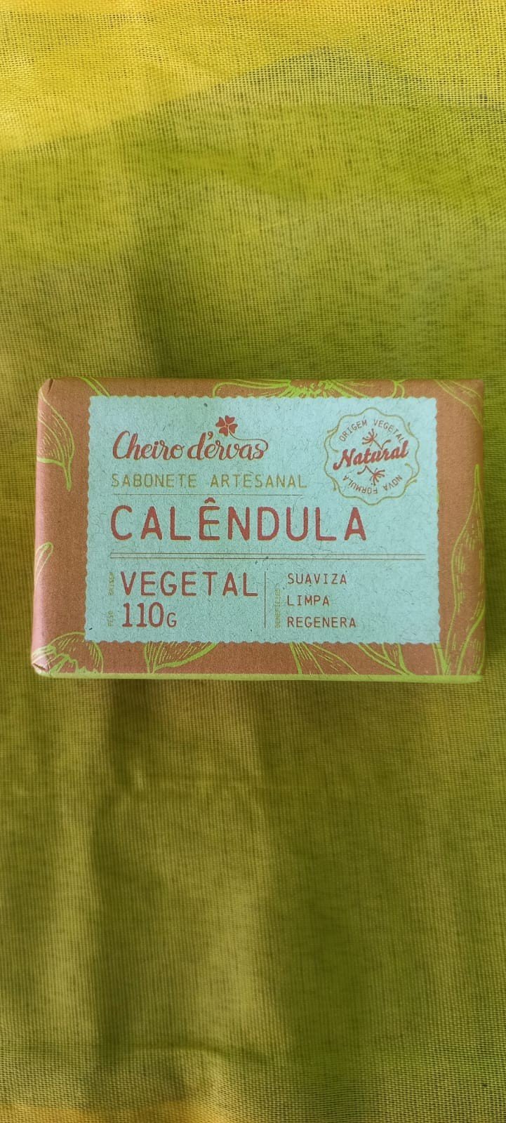 Sabonete Artesanal | Cheiro D'ervas | Calêndula 110g