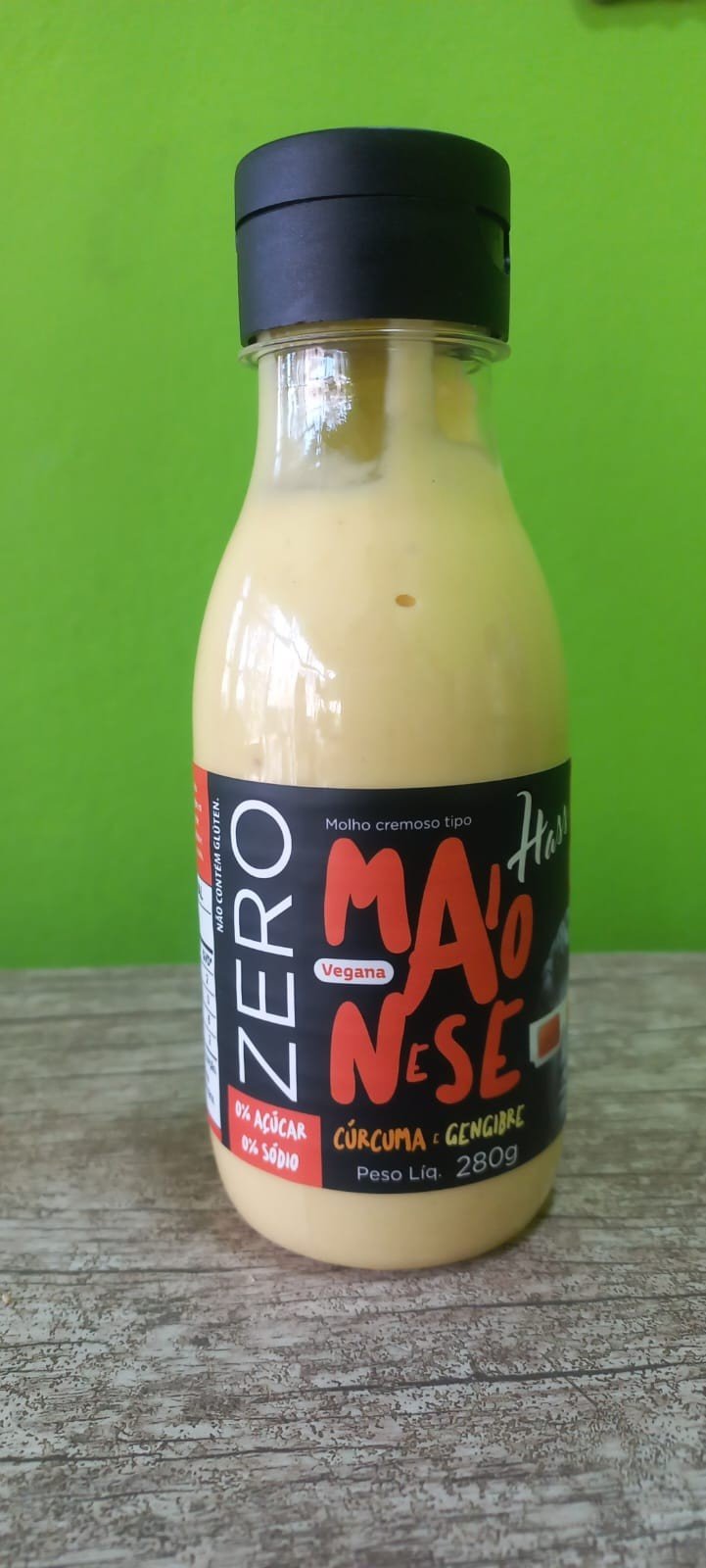 Maionese | Cúrcuma e Gengibre | Zero Açúcar Zero Sódio | Hass 280g