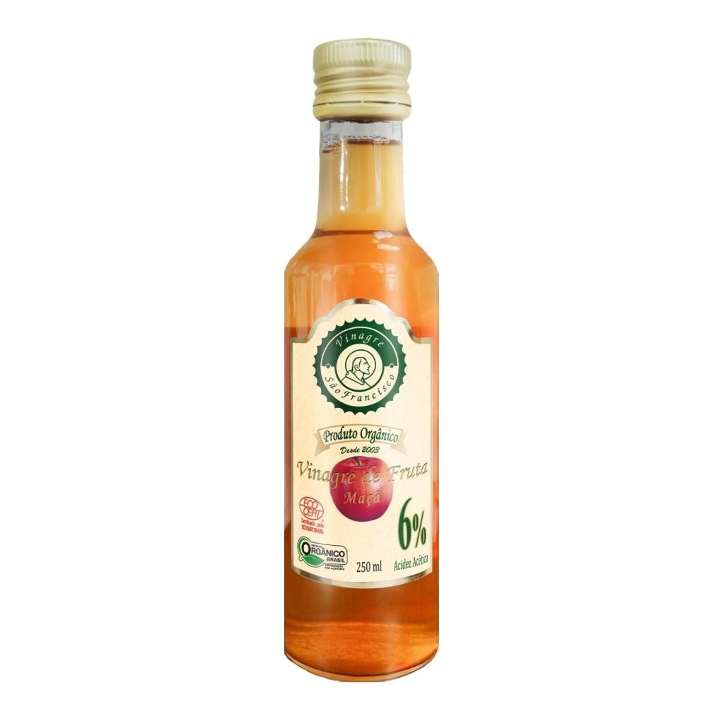 Vinagre de Maçã | Orgânico 250ml | 6% Acidez Acética