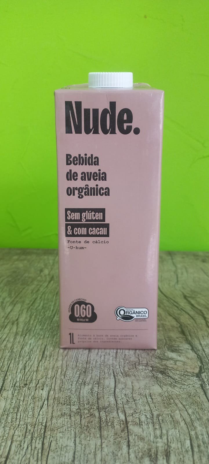 Bebida de Aveia Orgânica | Com Cacau | Nude 1L