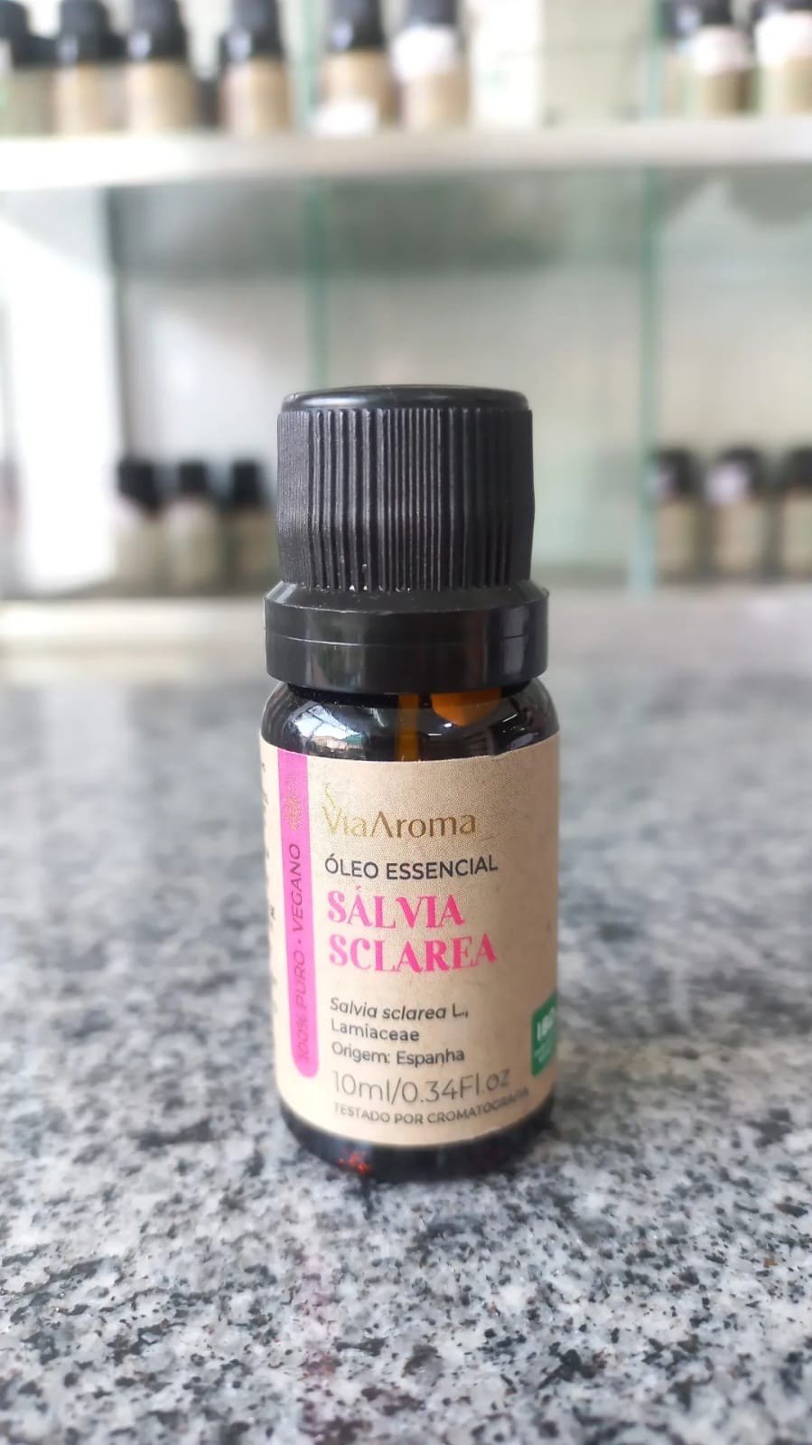 Óleo essencial de Sálvia Sclarea | ViaAroma | 10ml