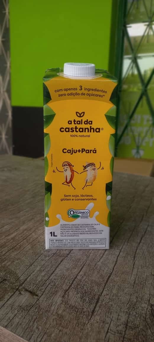 Bebida de Castanha de Caju e do Pará 1L | Orgânico e 100% Natural