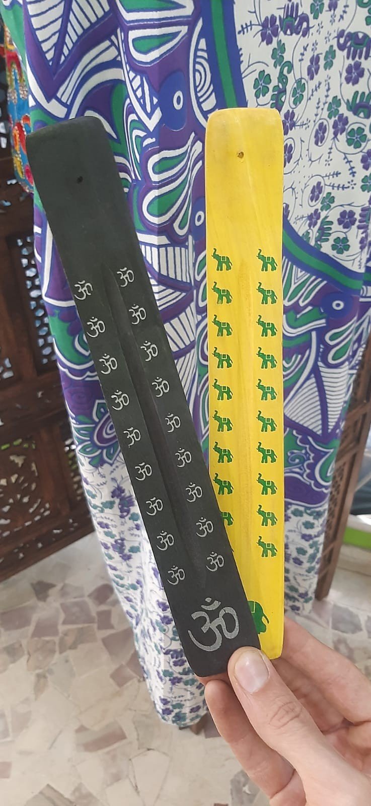 Incensários Indianos de Madeira | Cores Diversas | Promoção