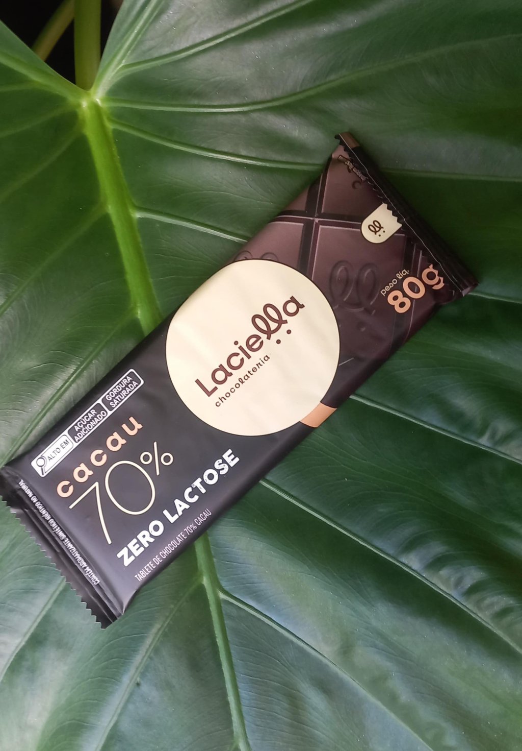 Tablete de Chocolate 70% Cacau | Laciella Chocolateria 80g