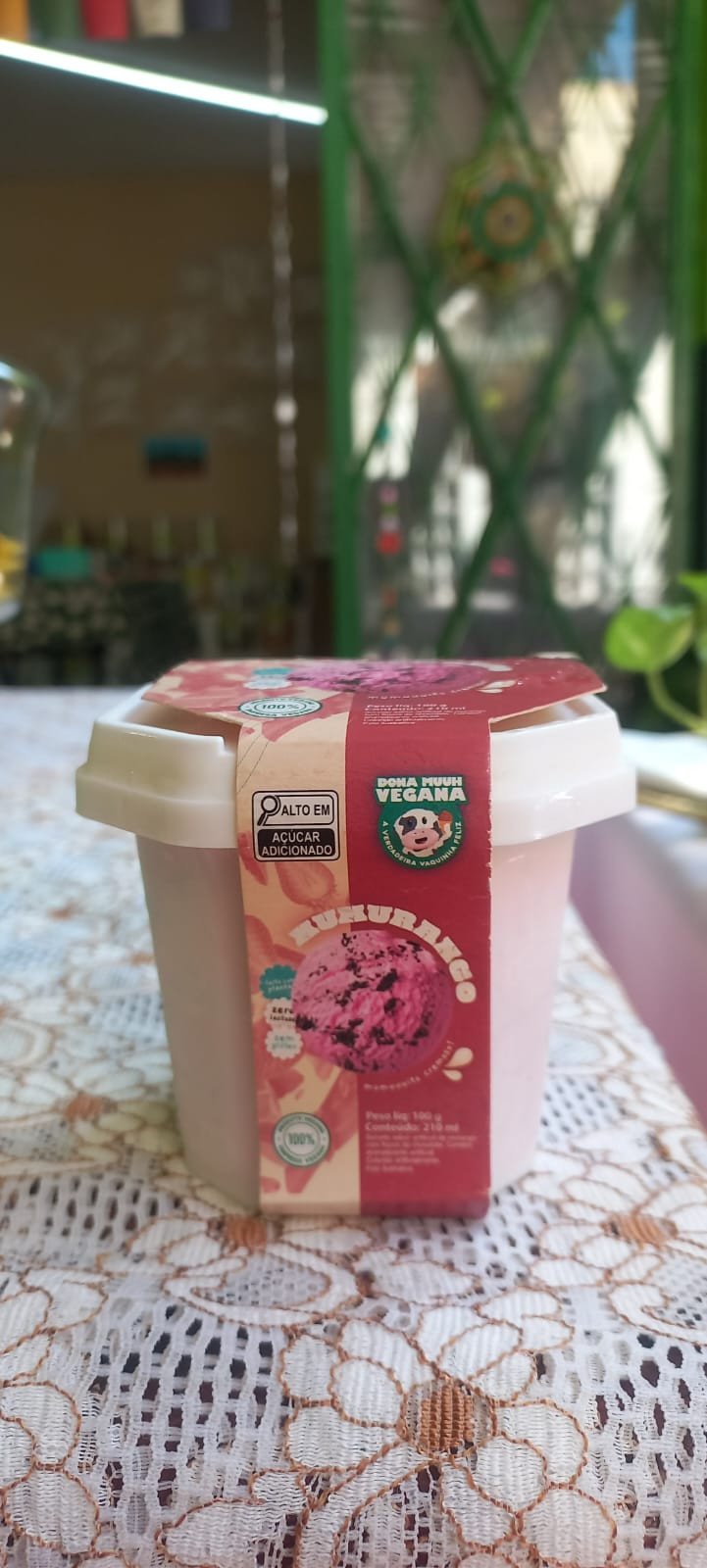 SORVETE DE MORANGO 220ML - DONA MUUH VEGAN