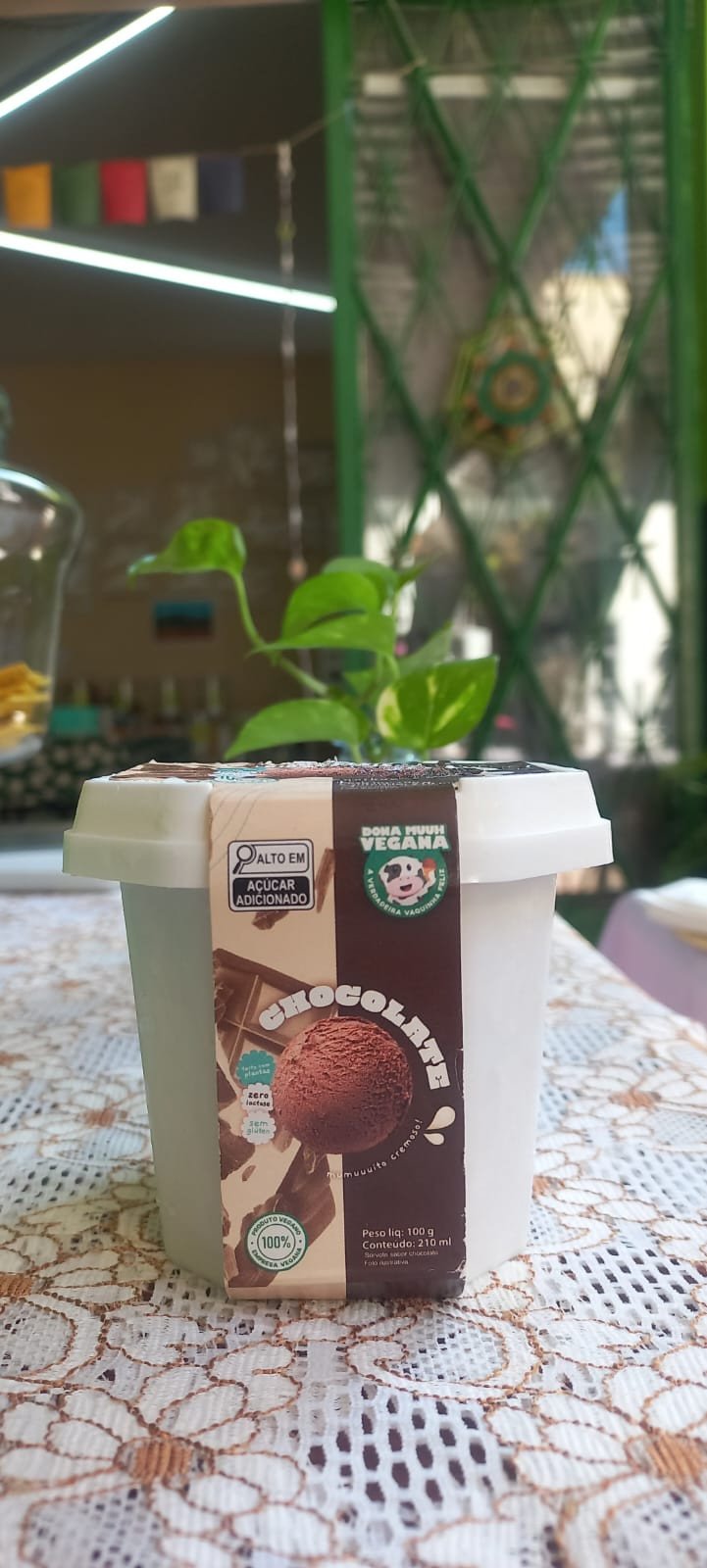 SORVETE DE CHOCOLATE 220ML - DONA MUUH VEGAN