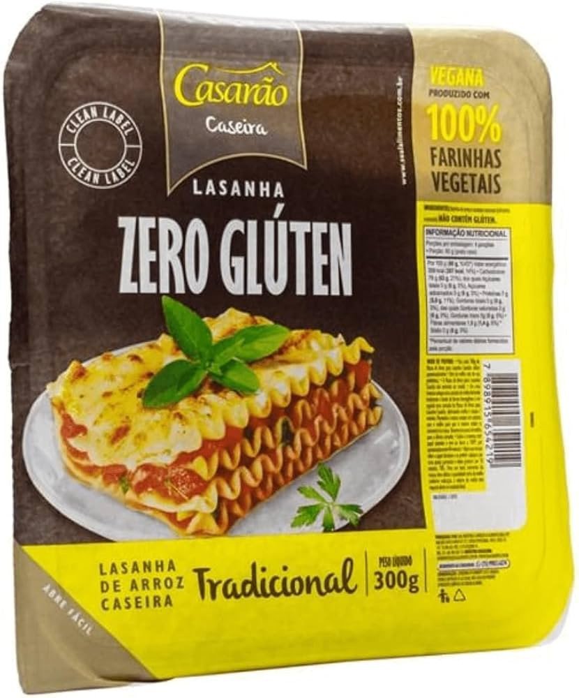 Lasanha | Tradicional | Zero Glúten 300g