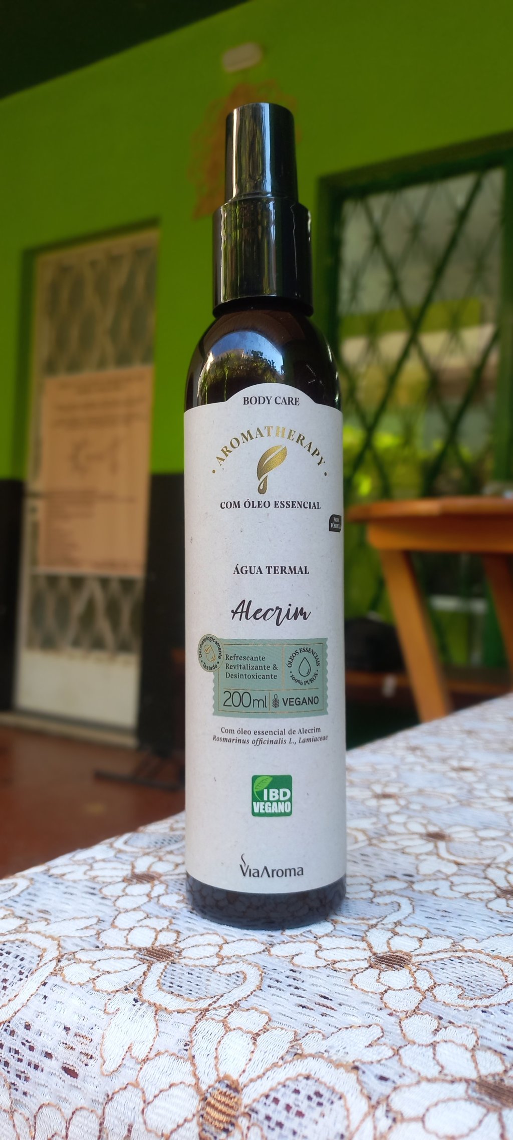 Água Termal com Óleo Essencial de Alecrim | Via Aroma - 200ml