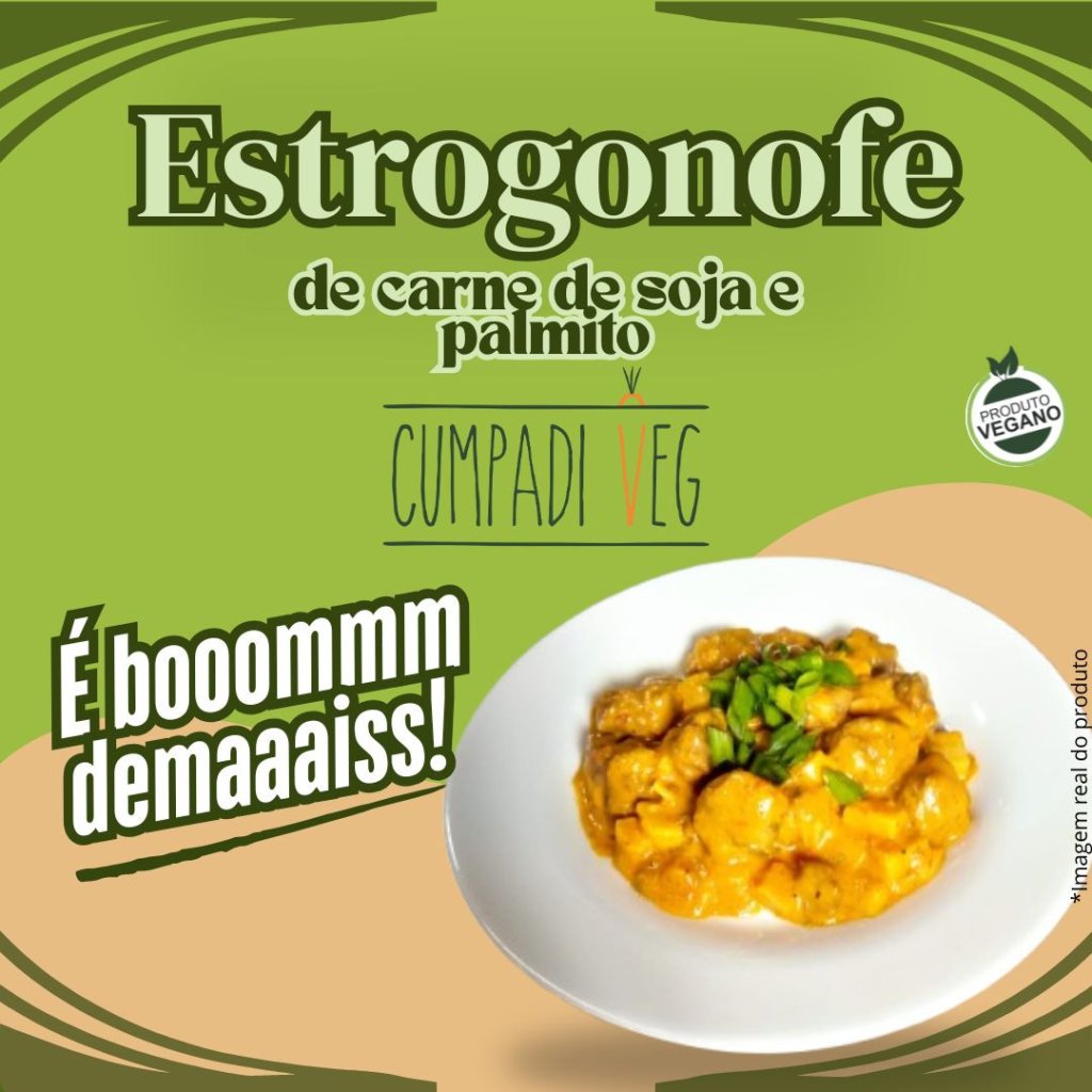 Estrogonofe de Soja e Palmito | 450g