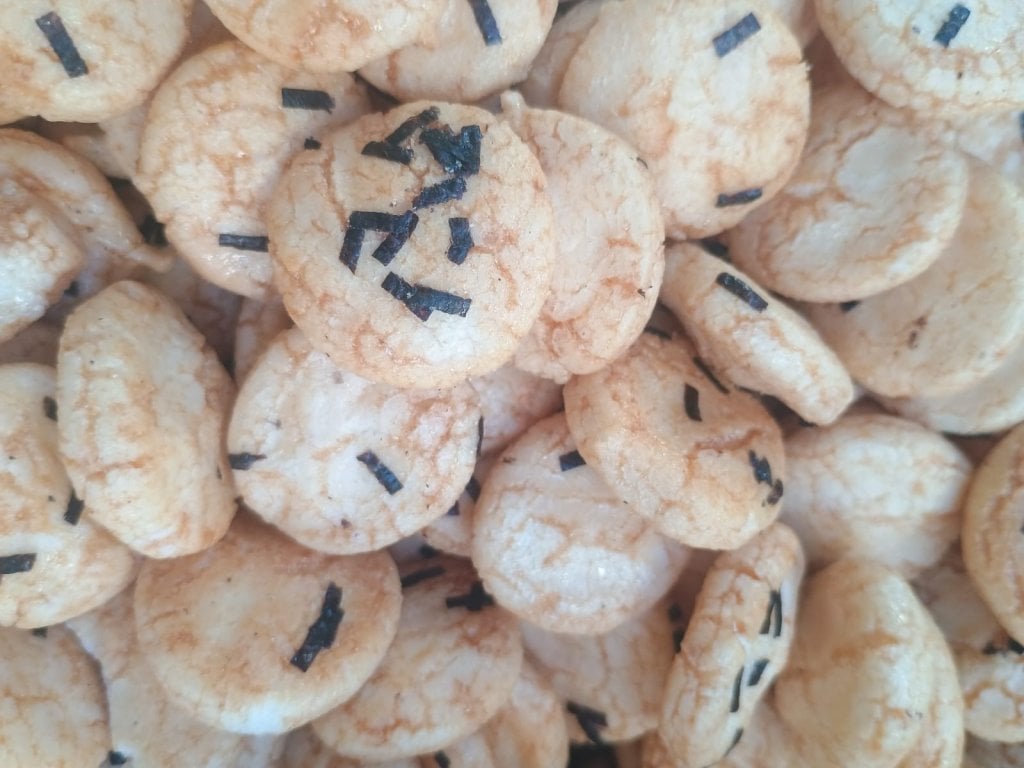 Biscoito de Arroz Assado com Algas - 100g