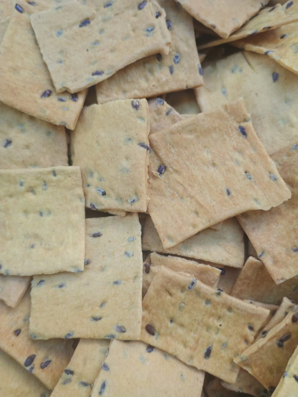 Biscoito de Açafrão com Linhaça - 100g