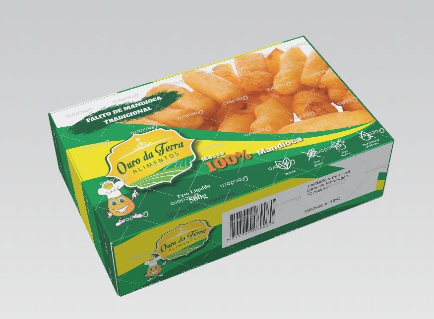 Palito de Mandioca Tradicional | Ouro da Terra Alimentos | 500g