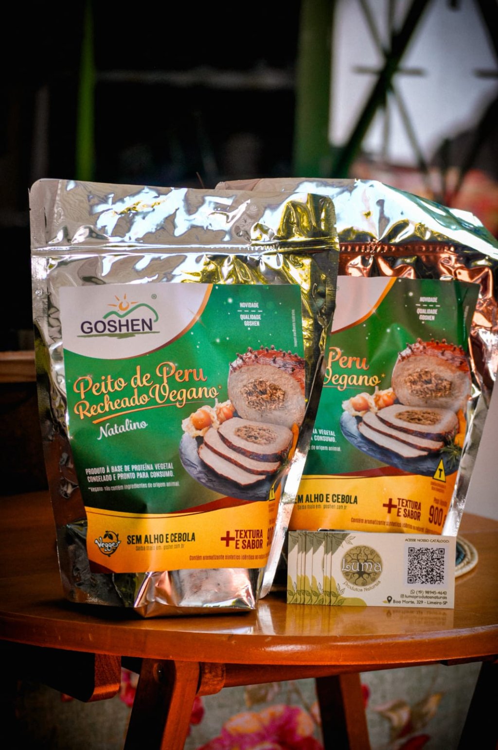 Peito de Peru Recheado Vegetal | Natalino | Goshen | 900g