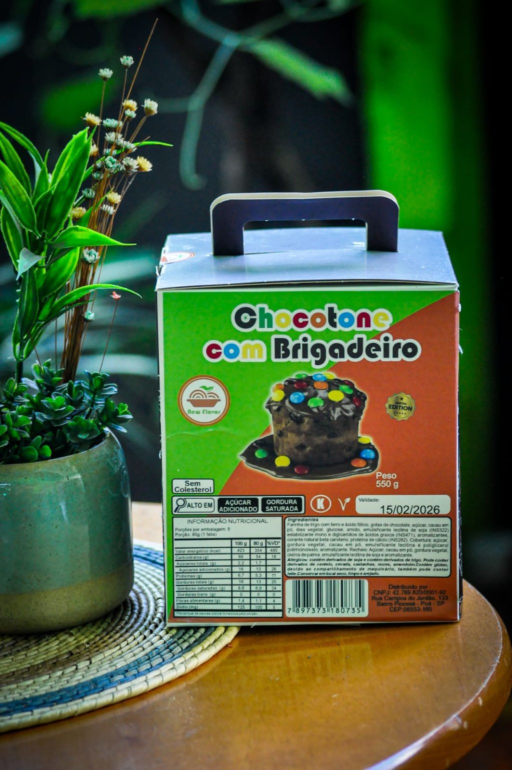Chocotone com Brigadeiro | New Flavor | 550g