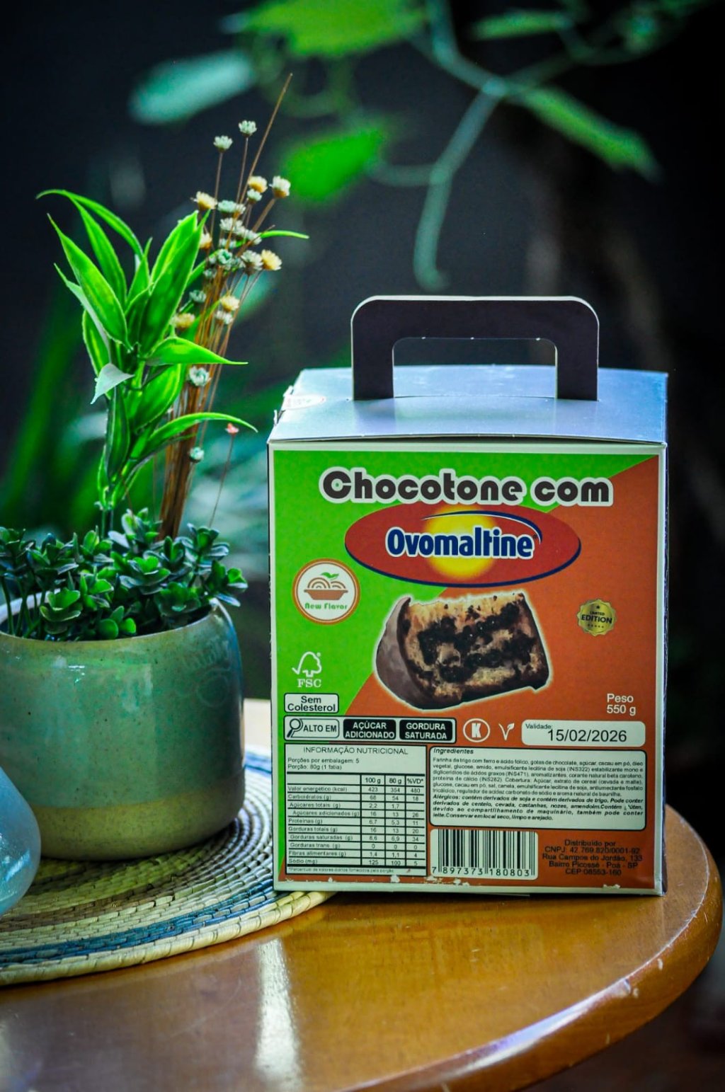 Chocotone com Ovomaltine | New Flavor | 550g