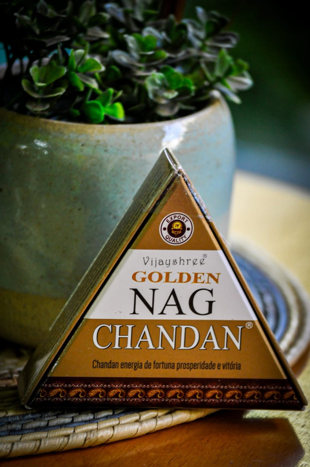 Incenso de Cone Cascata | Chandan | Golden Nag