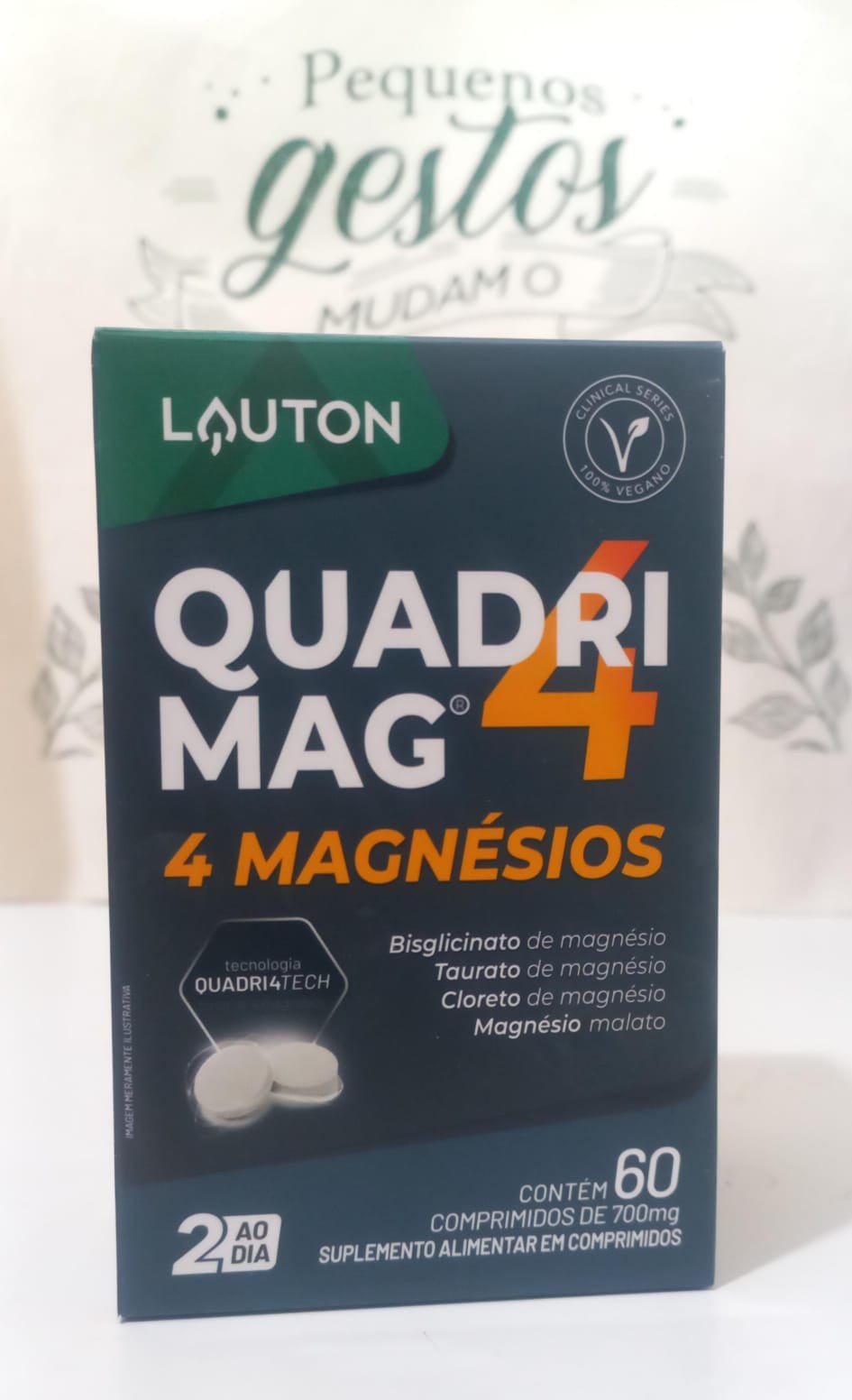 Quadri Mag | 4 Magnésios | 60 Comprimidos