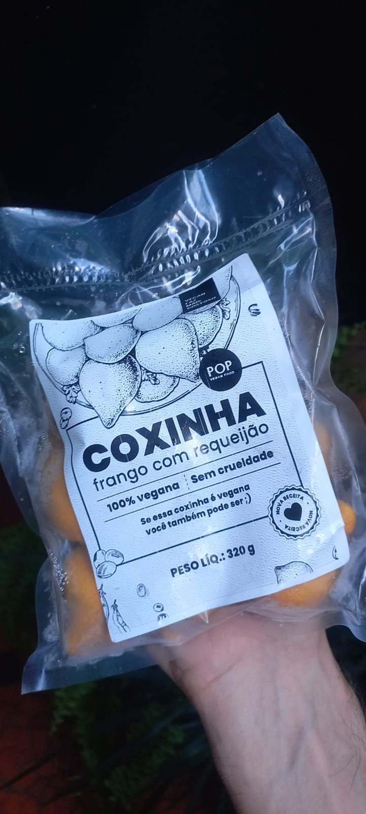 Coxinha de Frango com Requeijão | 100% Veg | Pop Vegan Food 320g