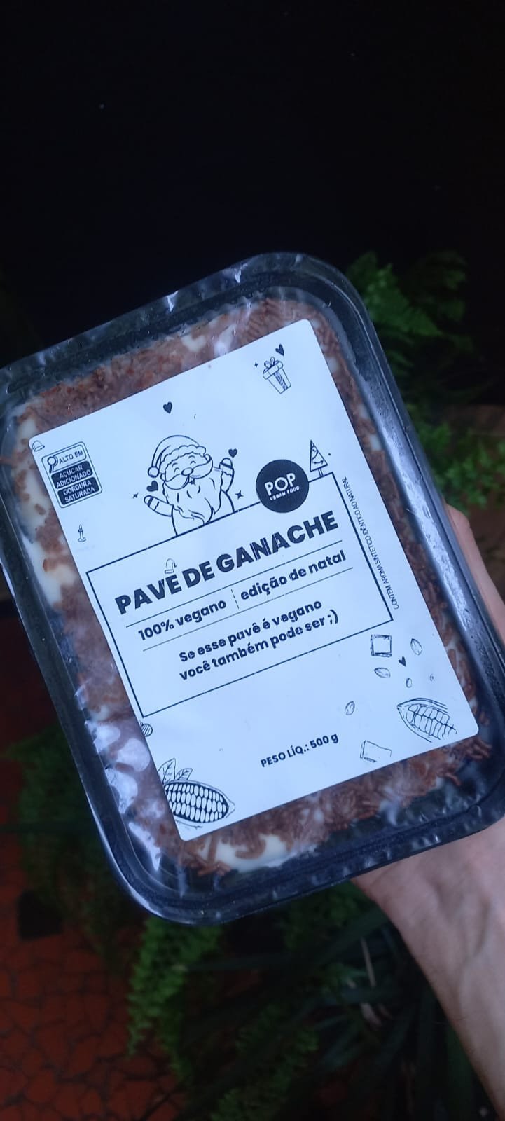 Pavê de Ganache | Edição de Natal | Pop Vegan Food 500g