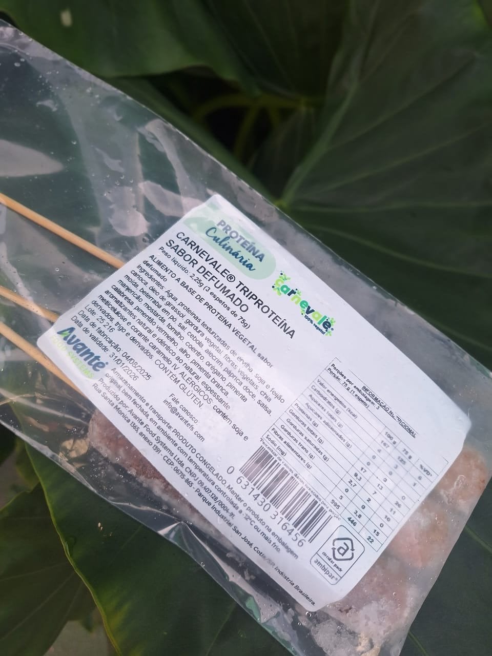 ESPETO TRIPROTEINA VEGETAL CARNEVALE DEFUMADO - 225g