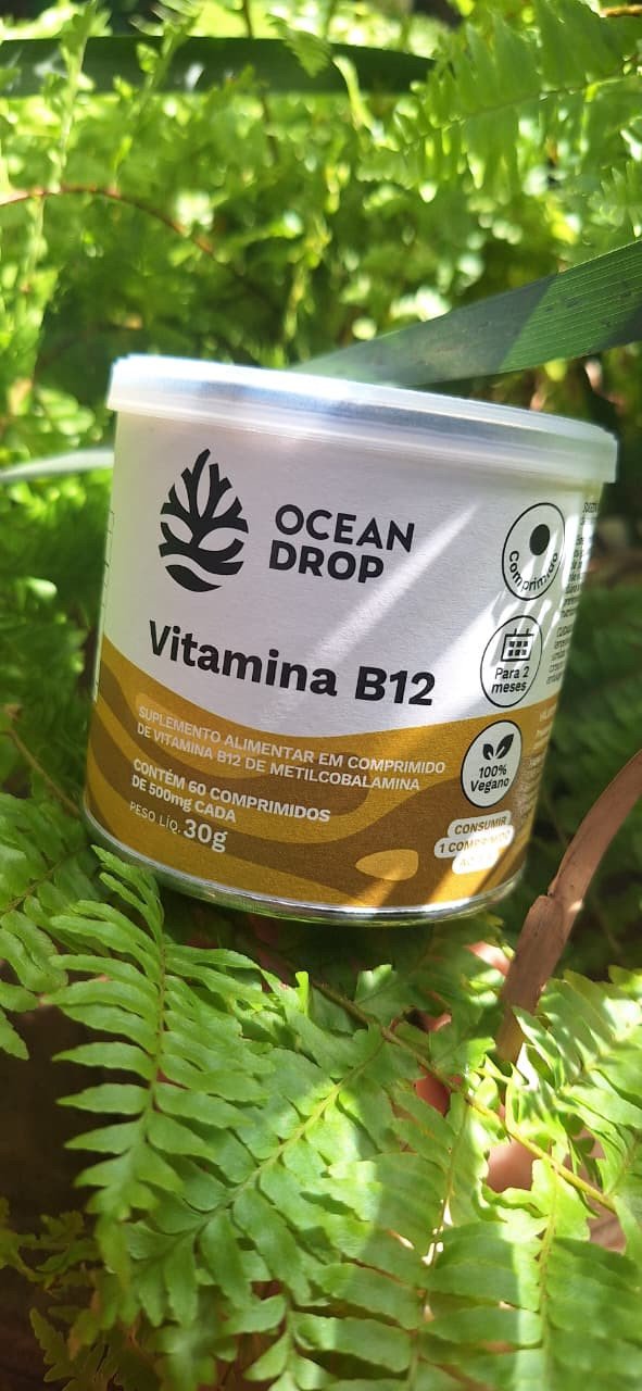 Vitamina B12 | Ocean Drop | 60 Comprimidos de 500mg Cada | 30g
