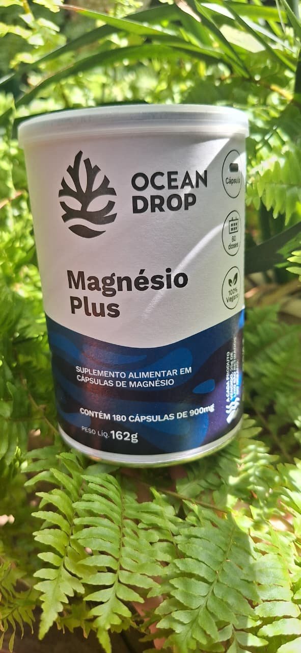 Magnésio Plus | Ocean Drop | 180 Cápsulas de 900mg | 162g