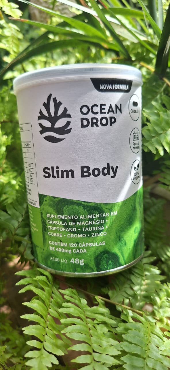 Slim Body | Ocean Drop | 120 Cápsulas de 400mg Cada | 48g