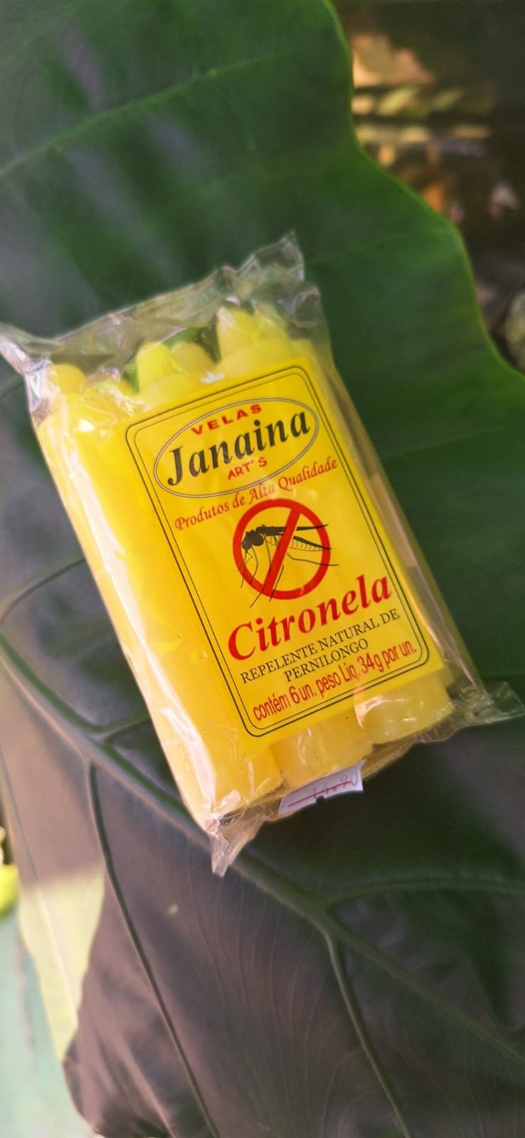 Vela de Citronela | 6 unidades