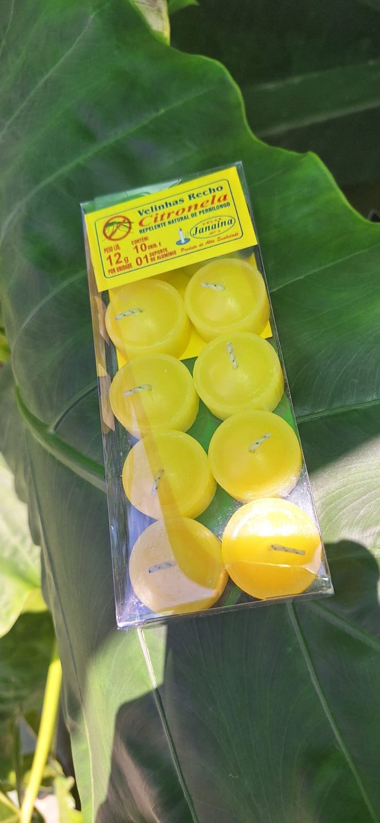 Vela de Citronela | 10 unidades