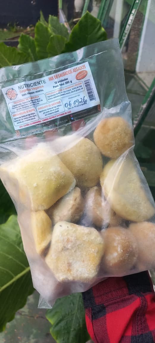 Mix de Salgadinhos Assados | 550g - 12 Unidades | Nutriciente | MAIORES