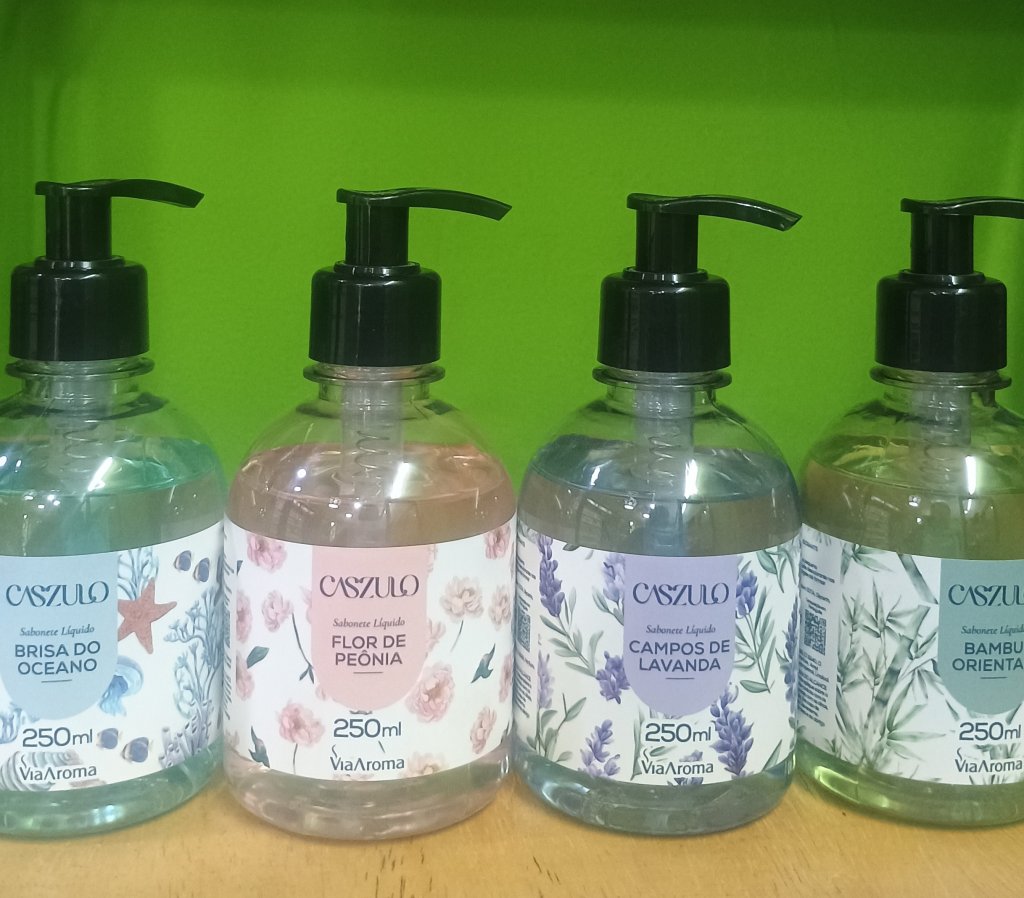 SABONETE LÍQUIDO CAZULO l FRAGRÂNCIAS