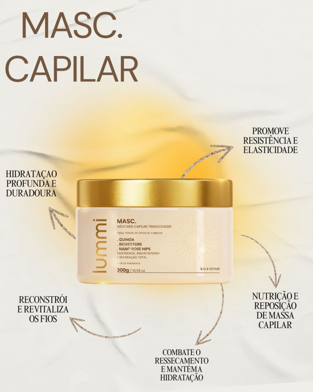 MÁSC. MÁSCARA CAPILAR TRANSCENDER
