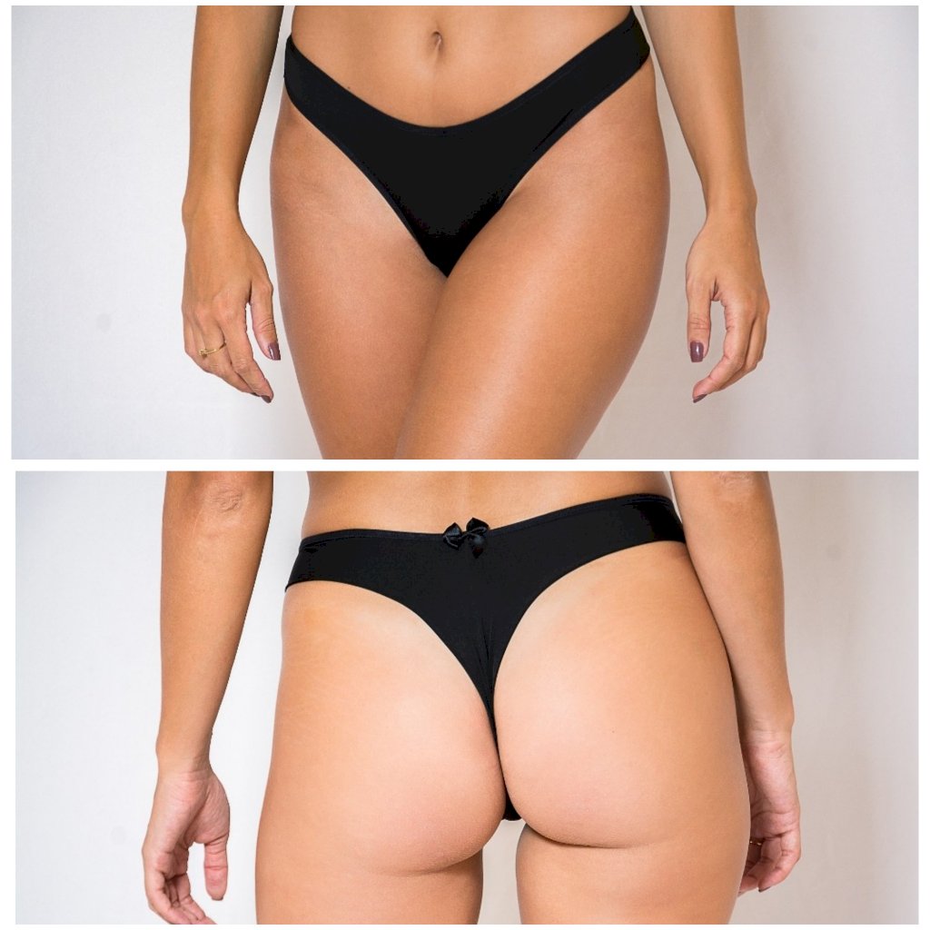 Pct c/ 3 Calcinha Fio Duplo  (Ref.45)