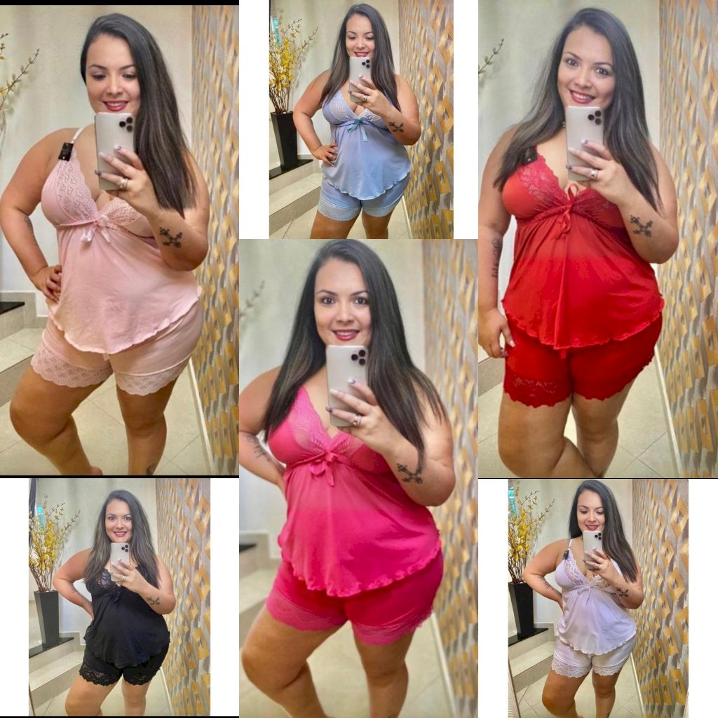 KIT COM 10 BABY DOLL LISO PLUS 