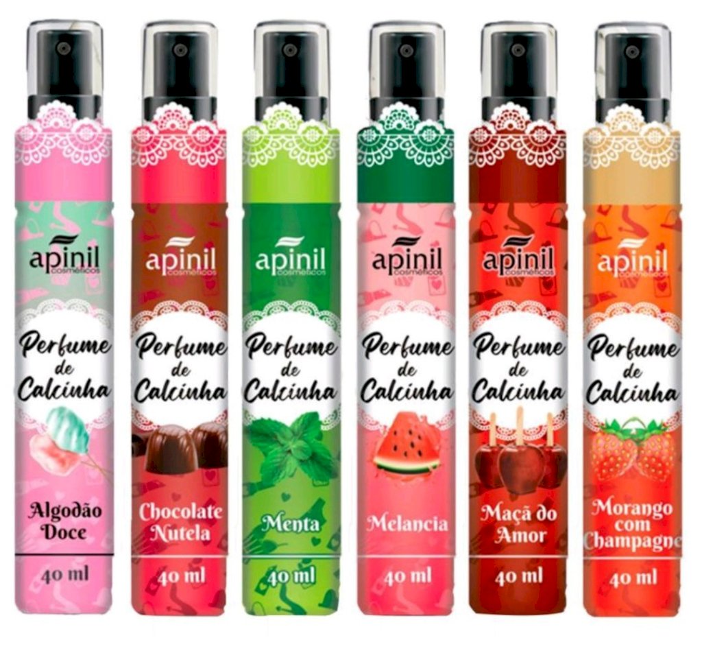 KIT C/ 10 PERFUME DE CALCINHA APINIL MAÇÃ DO AMOR 
