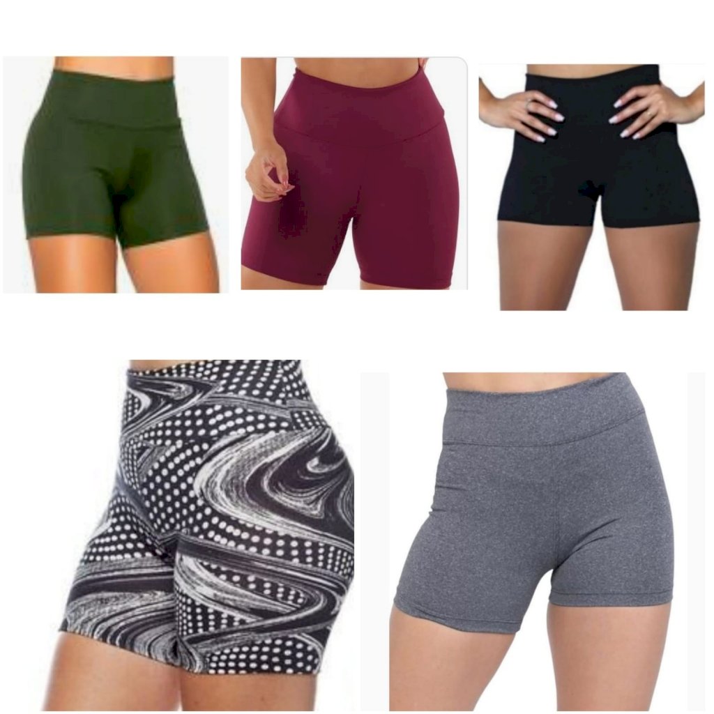 KIT COM 10 SHORTS EM SUPLEX