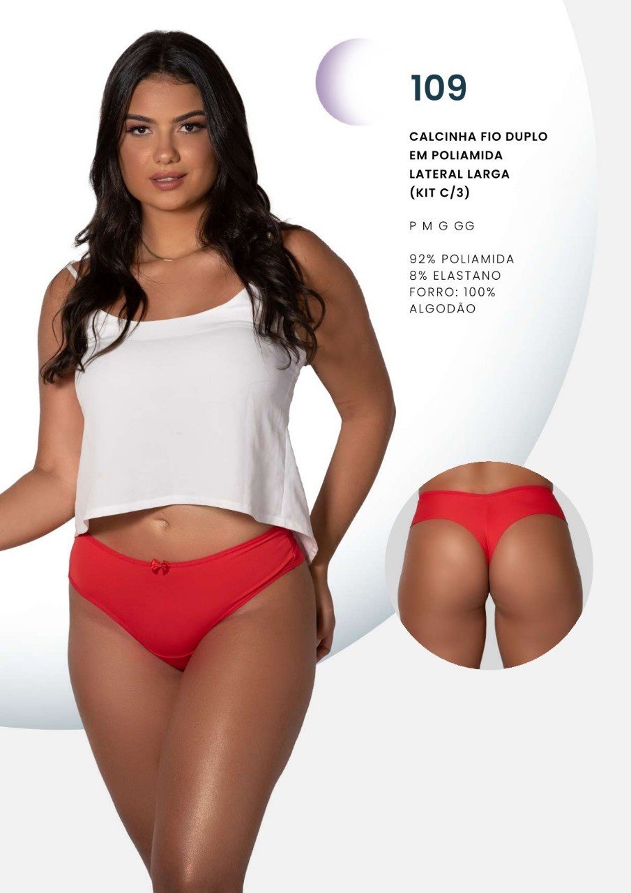 Calcinha Fio Duplo (REF. 109) 