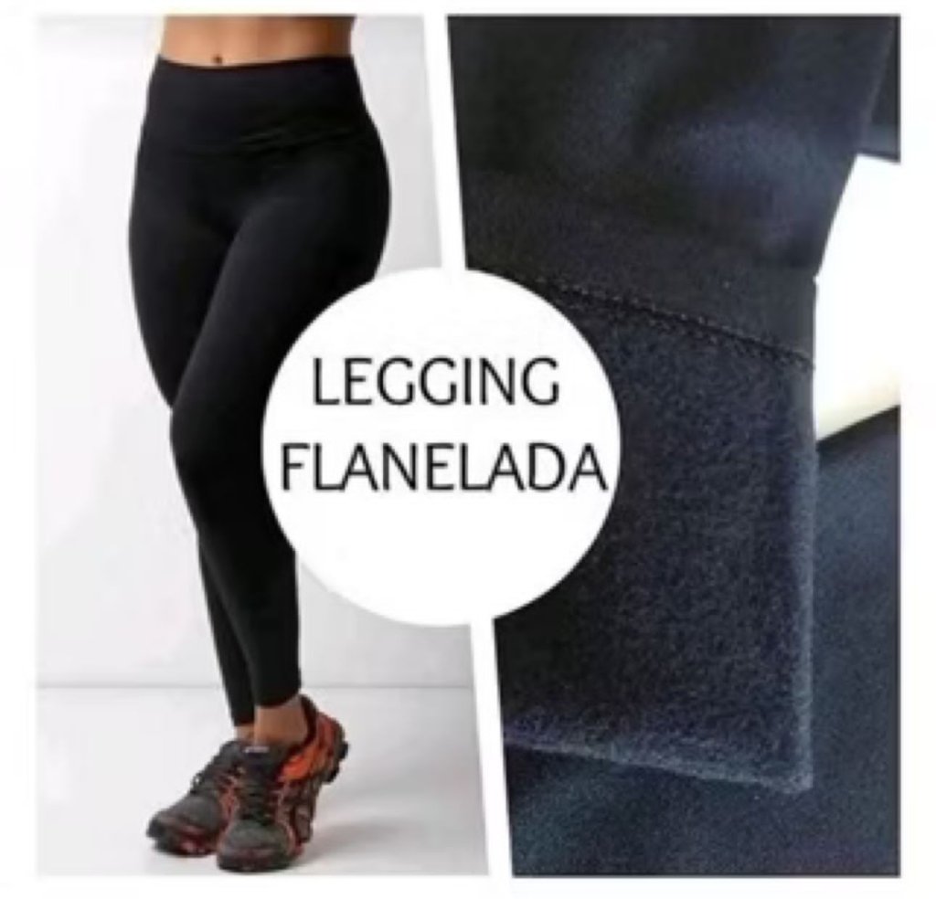 CALÇA LEGGING FLANELADA 