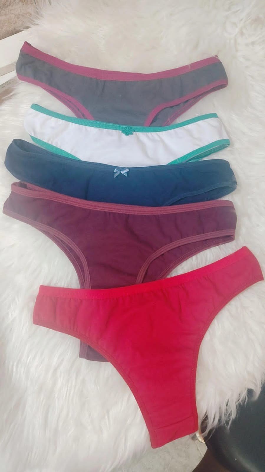 3 Calcinhas Básicas Algodão 