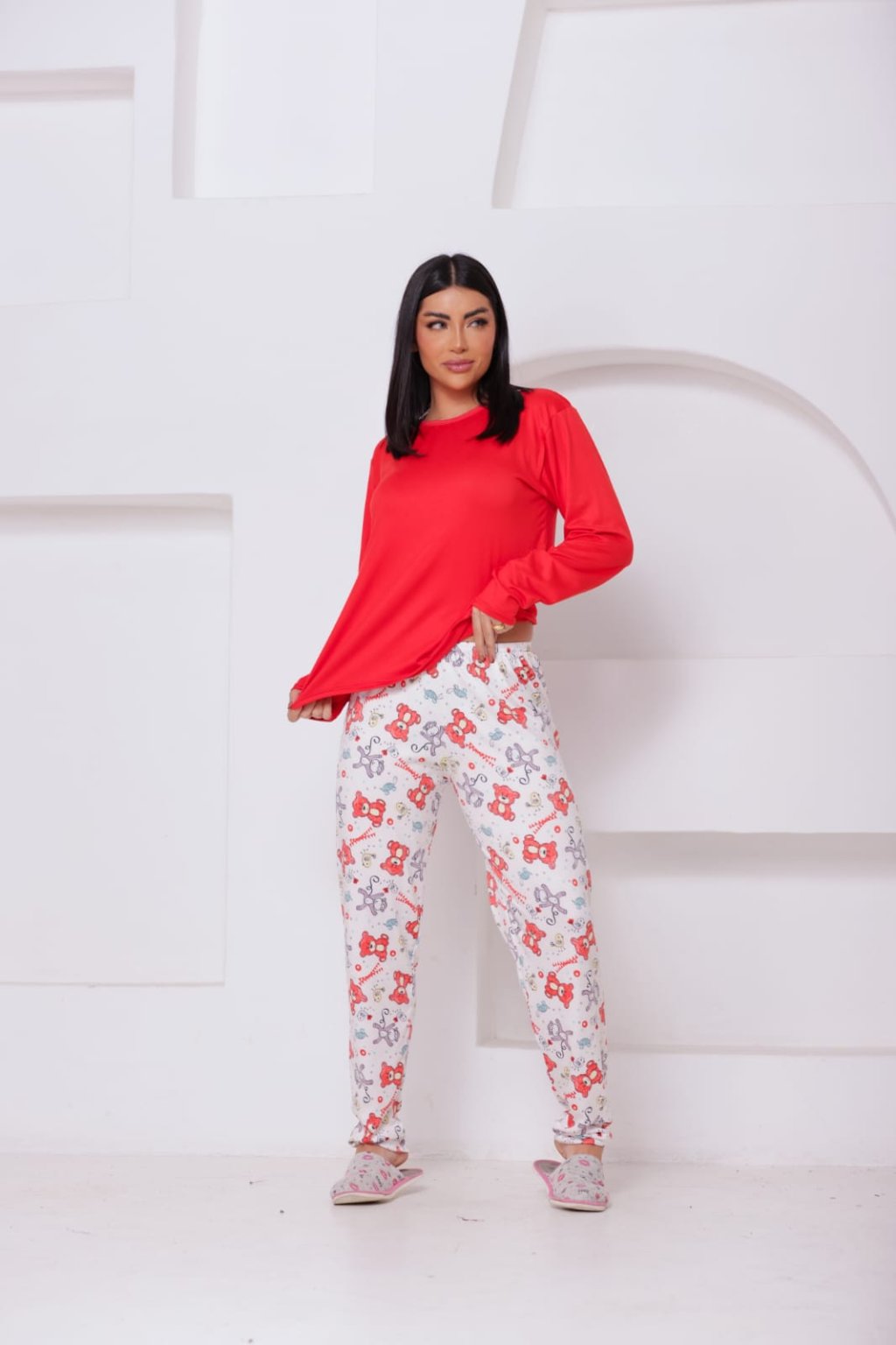 PIJAMA LIBERTY DE FRIO EM SUEDE