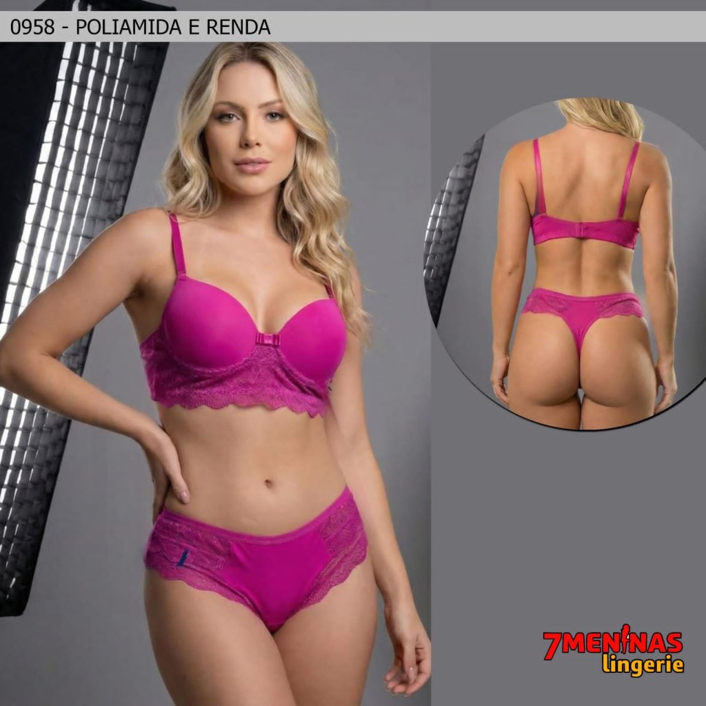 Conjunto lingerie com Bojo REF 958
