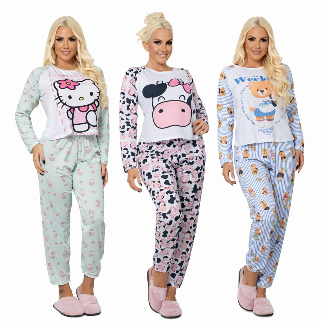 Pijama frio DIVERSAO SUEDE