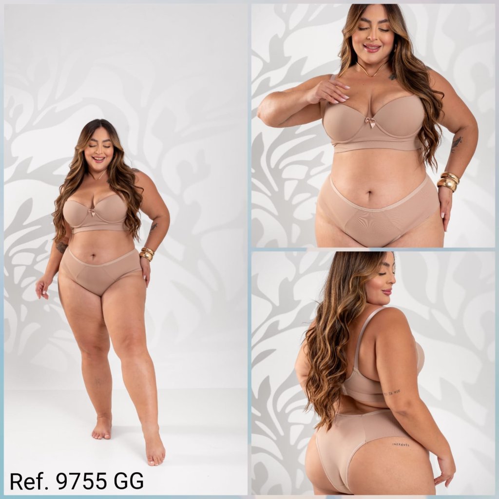 Conjunto Lingerie c Bojo GG   REF 9755