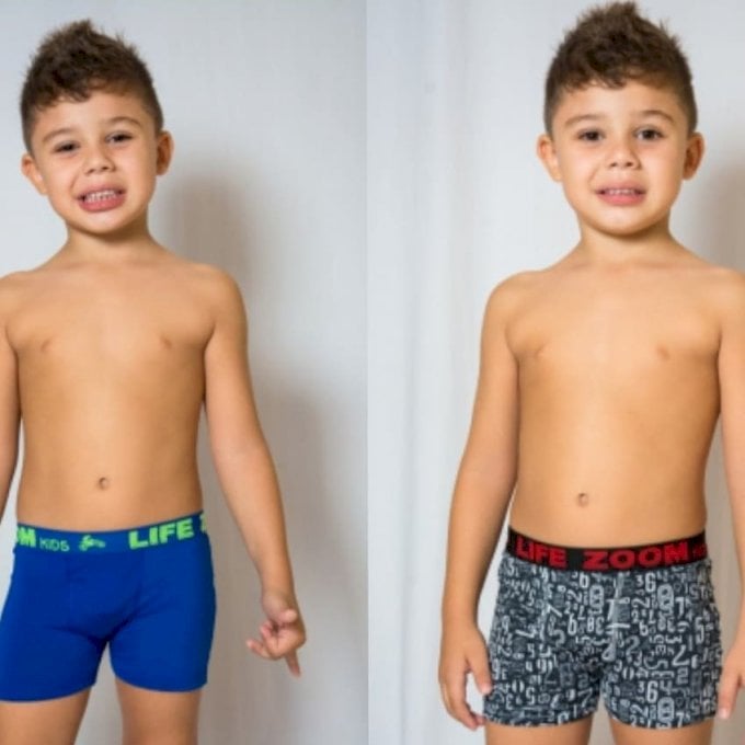 Cueca Boxer Infantil 