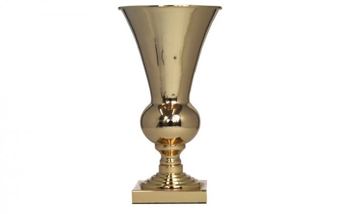 Vaso Metal Cone Baixa Ref:35020