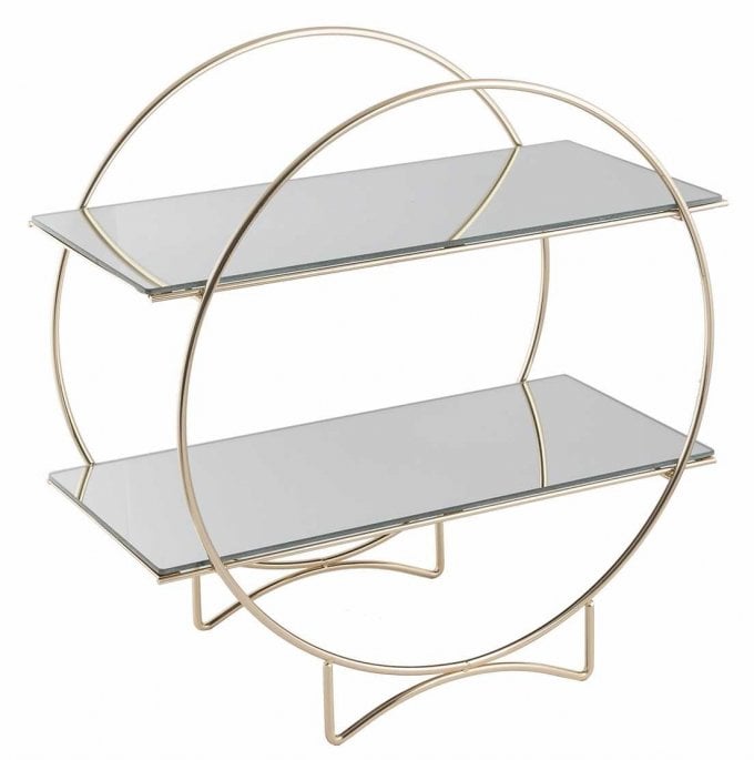 Porta Doce Redondo Dois Andares Clean Sushi Ref: 2601